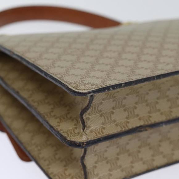 CELINE Macadam Canvas Hand Bag Beige Auth 73851 - Picture 16 of 16